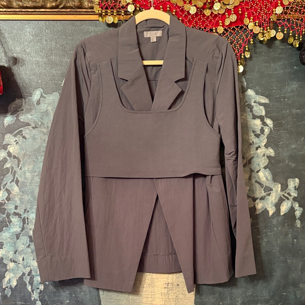 COS Layered Blazer Top